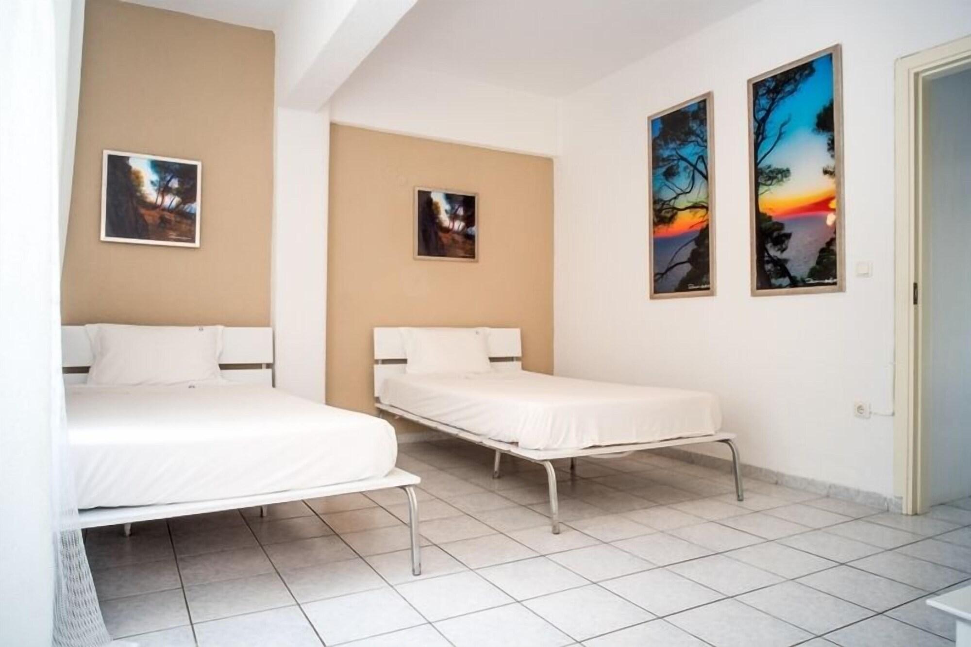 Dryades Hotel Siviri Bagian luar foto