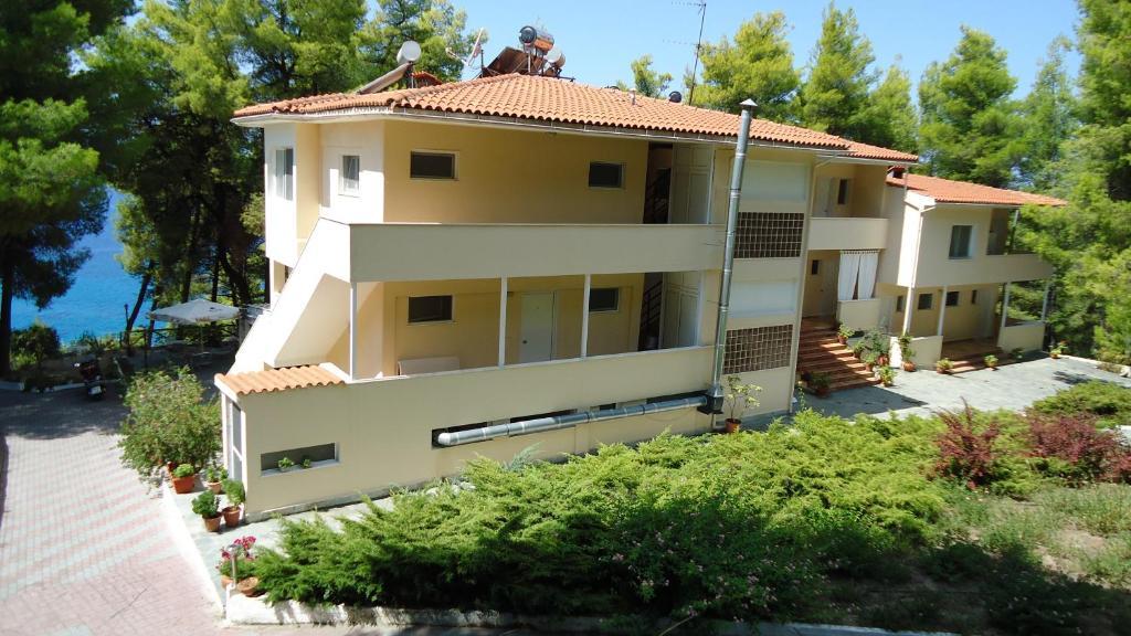 Dryades Hotel Siviri Bagian luar foto
