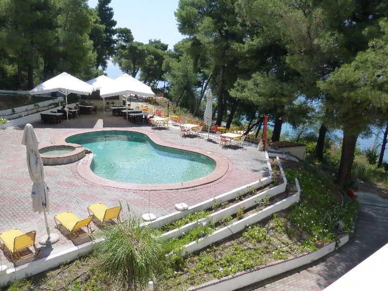 Dryades Hotel Siviri Bagian luar foto