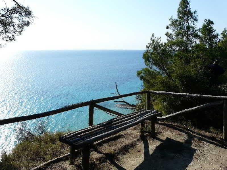Dryades Hotel Siviri Bagian luar foto